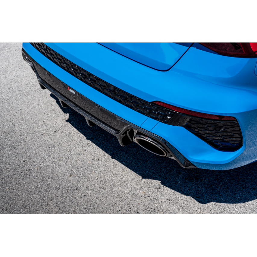 Akrapovič High Gloss Rear Carbon Fiber Diffuser - 2025+ Audi RS3 (8Y) - T1 Motorsports
