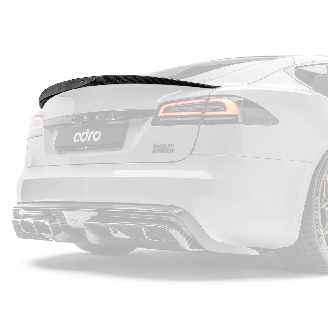 ADRO Tesla Model S Carbon Fiber Rear Spoiler