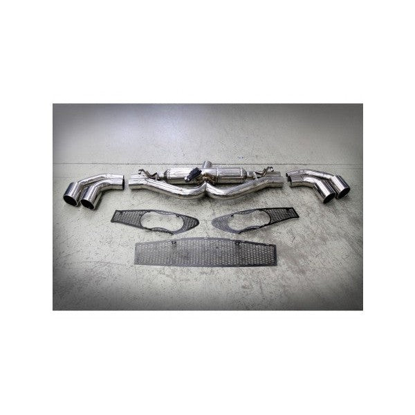 Tubi Style Alfa Romeo 4C Quad Tips Exhaust System