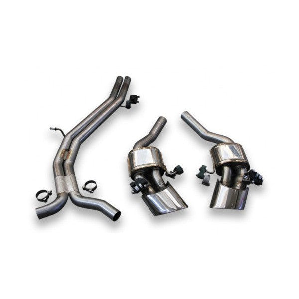 Tubi Style Audi B9 RS5 Sportback Exhaust Kit with Polished Oval Tips