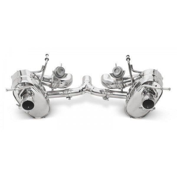 Tubi Style Ferrari 458 Straight Pipes Exhaust Kit with Valves