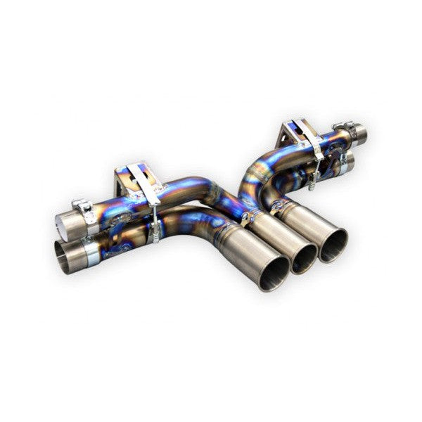 Tubi Style Porsche 911 GT3 & GT3RS 991 Central Straight Pipes Titanium Exhaust