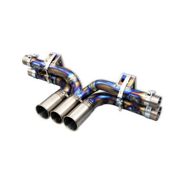 Tubi Style Porsche 911 GT3 & GT3RS 991 Central Straight Pipes Titanium Exhaust