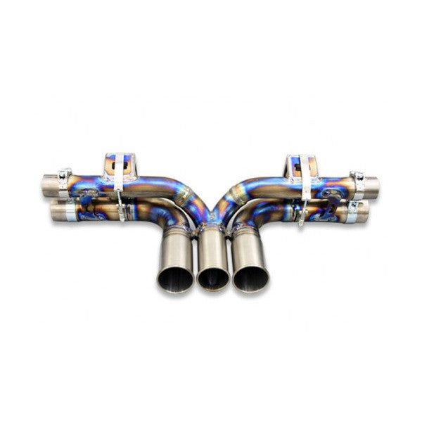 Tubi Style Porsche 911 GT3 & GT3RS 991 Central Straight Pipes Titanium Exhaust