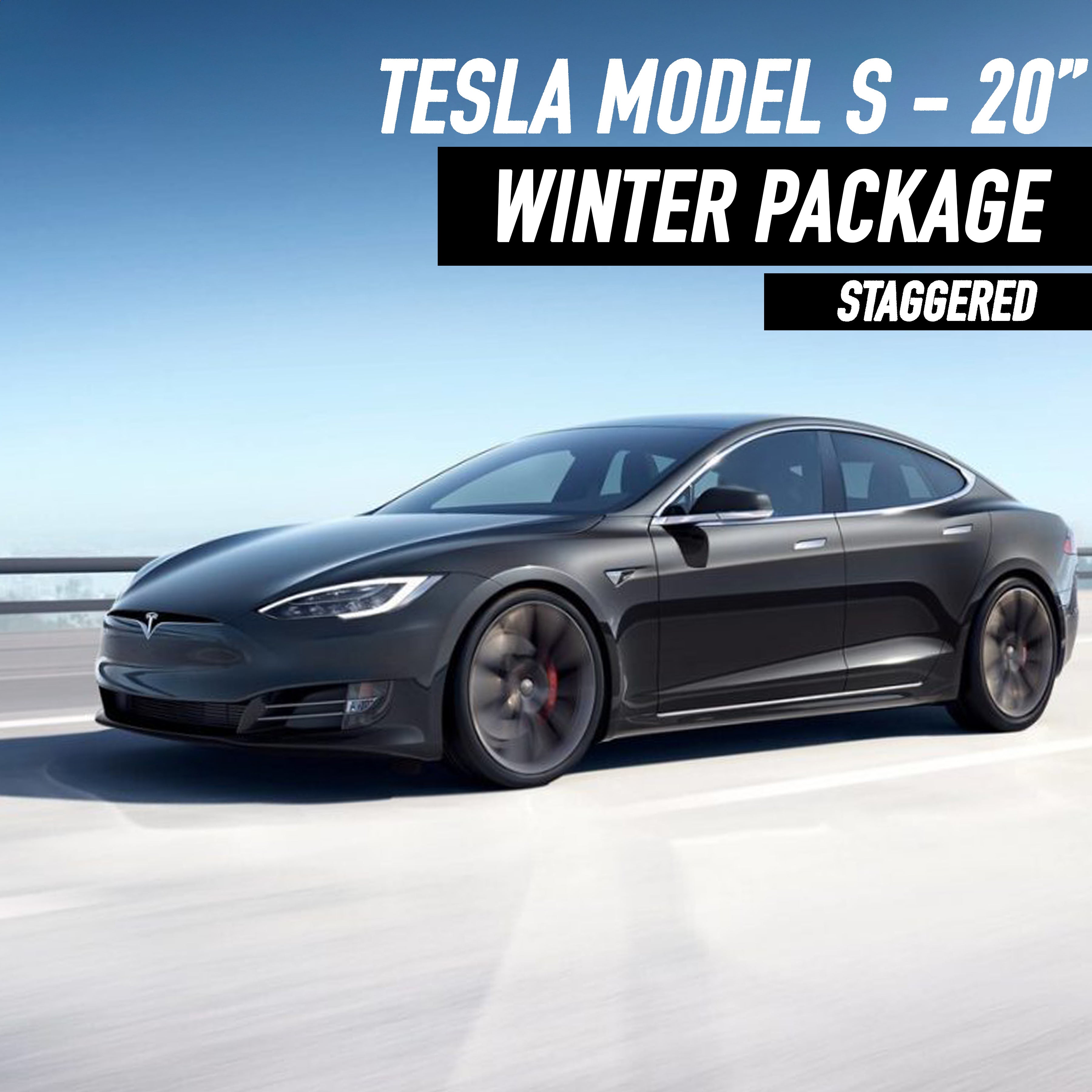 Tesla Model S 20" Winter Package - Staggered