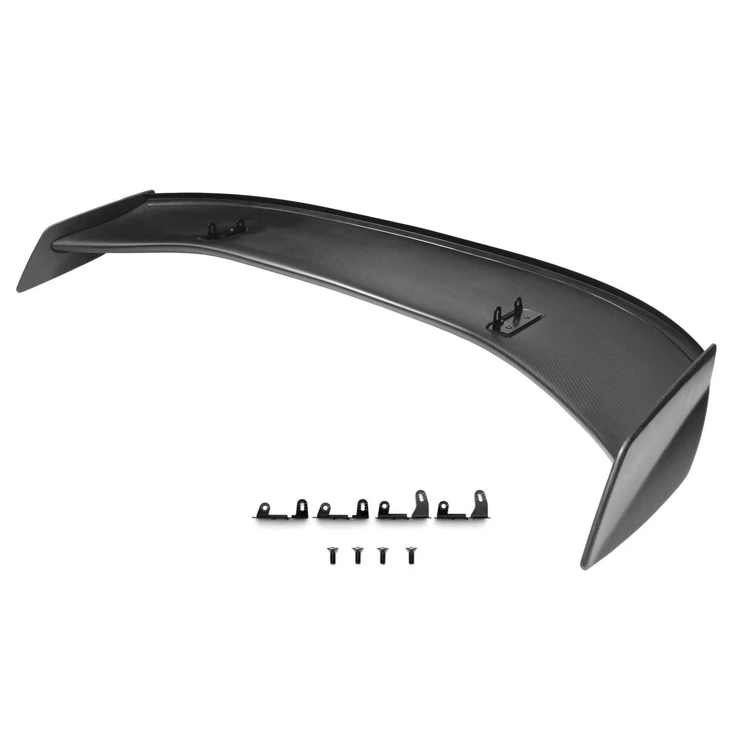 Silver Rocket SR DRS-1 Flex-Carbon Swan Neck Wing - 2022+ Porsche 718 Cayman GT4/GT4RS
