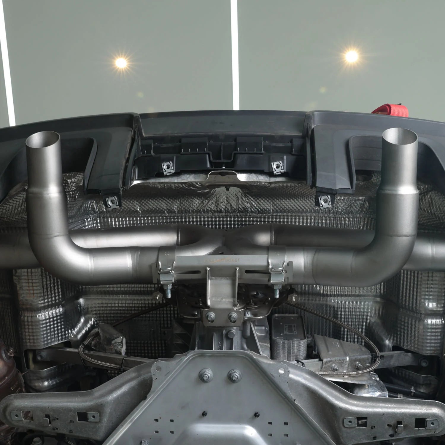 Silver Rocket SR 3200G One-Piece Titanium Ultralight Race Pipe - 2022+ Porsche 718 Cayman GT4RS/Spyder RS/Clubsport