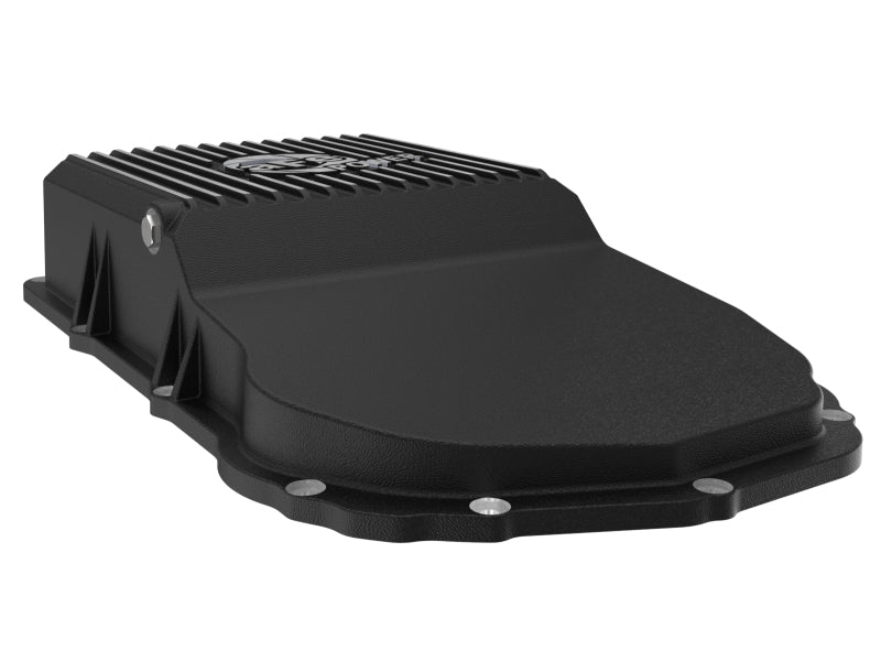 aFe POWER 21-24 RAM 1550 TRX Pro Series Transmission Pan Black w/ Machined Fins