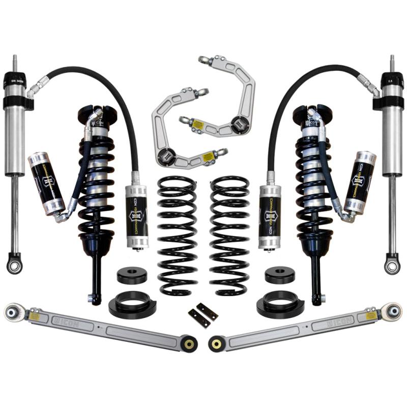 ICON 03-09 Lexus GX470 0-3.5in Stage 5 Suspension System w/Billet UCA