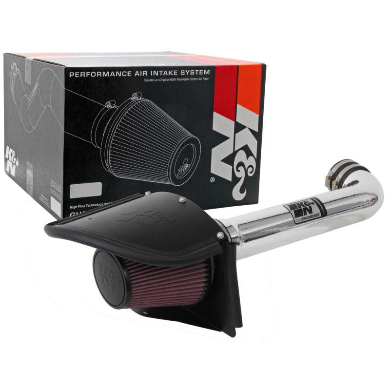 K&N 12-18 Jeep Wrangler V6-3.6L High Flow Performance Intake Kit (12-15 CARB Approved)