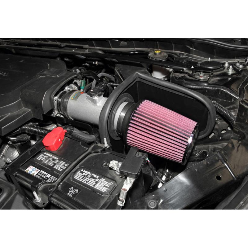 K&N 13-14 Honda Accord 3.5L V6 69 Series Typhoon Air Intake System - Silver Cold Air Intake Kit