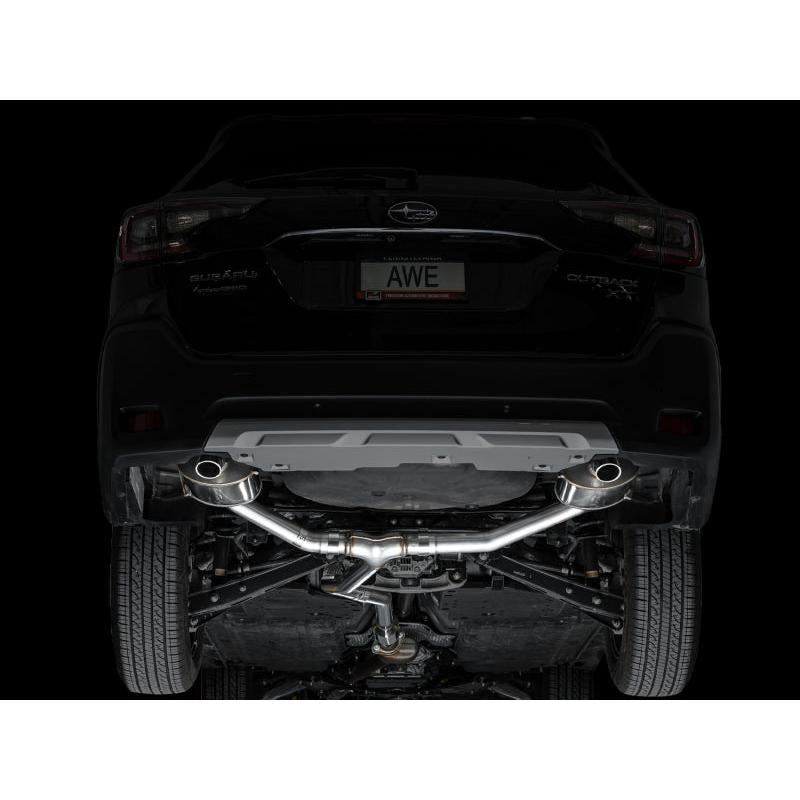 AWE 20-25 Subaru Outback (Wilderness & XT) 0FG Catback Exhaust w/Dual BashGuards