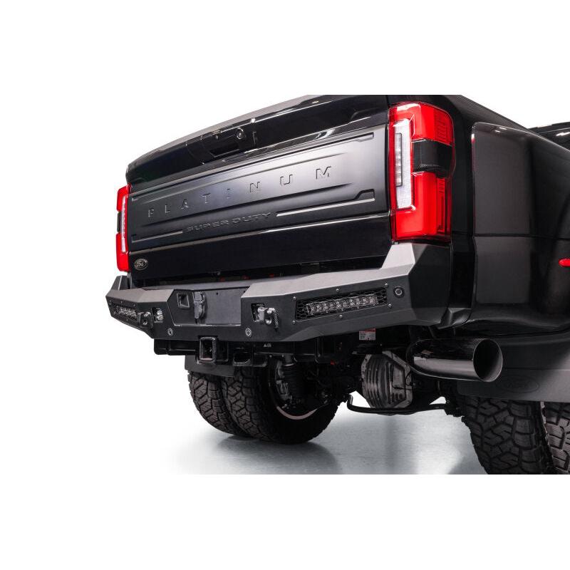 Addictive Desert Designs 23-26 Ford F250/F350/F450 SD HoneyBadger Rear Bumper - Hammer Black