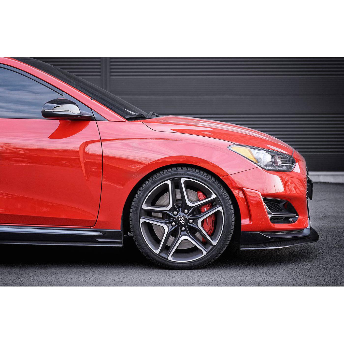 ADRO Hyundai Veloster Turbo & N Carbon Fiber Side Skirts V1 (2019-2022)