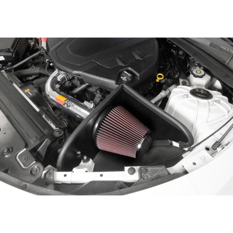 K&N 16-17 Chevy Camaro 3.6L Silver Typhoon Short Ram Intake