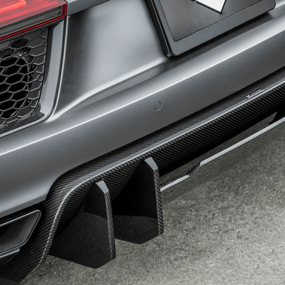 Vorsteiner Carbon Fiber V-Style Rear Diffuser - 2017-2019 Audi R8
