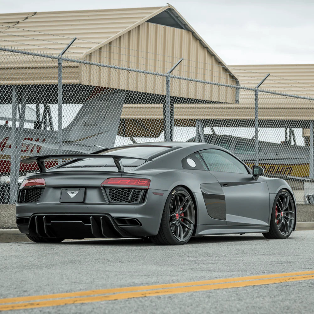 Vorsteiner Carbon Fiber V-Style Rear Diffuser - 2017-2019 Audi R8