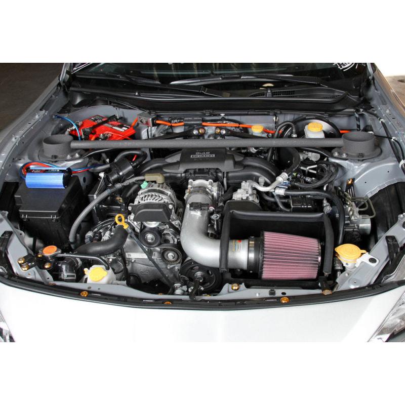 K&N 13 Subaru BRZ 2.0L / 13 Scion FR-S 2.0L Silver 69 Series Typhoon Intake
