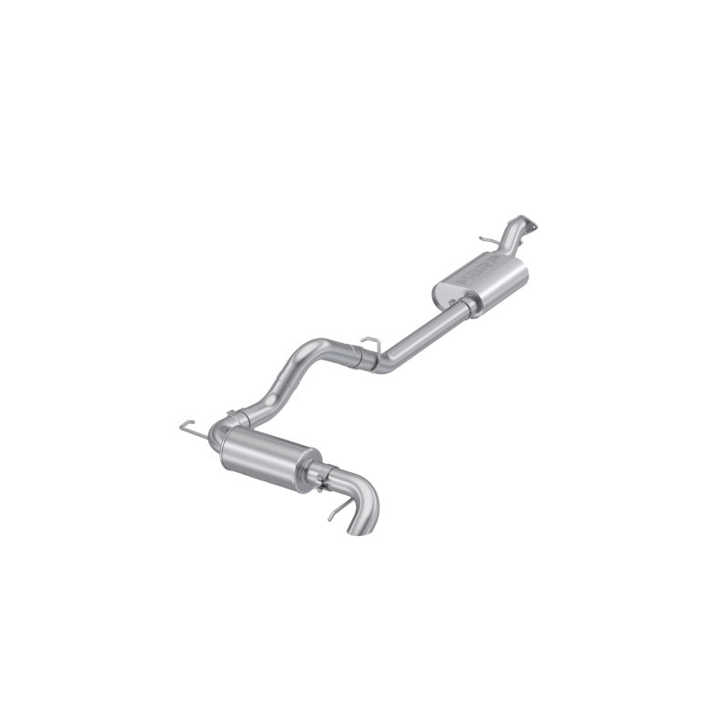 MBRP 2021-2023 Ford Bronco 2.3L/2.7L Aluminized Steel 3in Cat-Back, Single High Clearance Rear Exit - T1 Motorsports