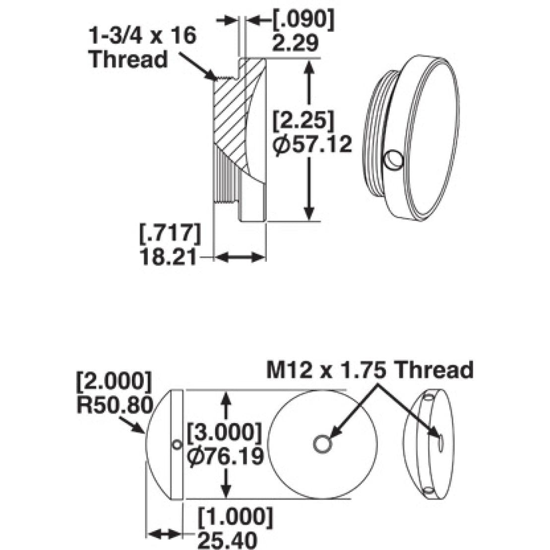 SPC Performance CUPPED 90A RUBBER FOOT