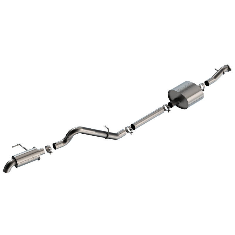 Borla Touring Cat-Back Exhaust - 2021-2025 Ford Bronco 2.7L 2DR/4DR