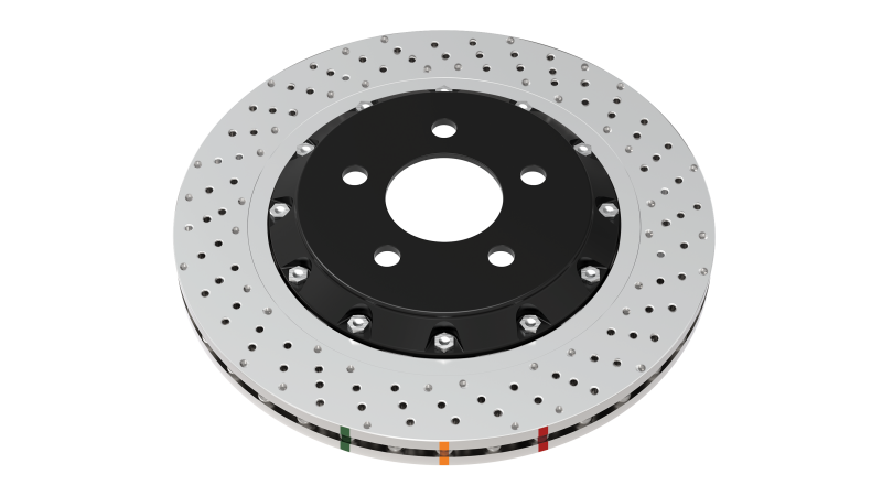 DBA 14-20 Audi A6 Front 5000 Series Drilled and Slotted Rotor w/Silver Hat