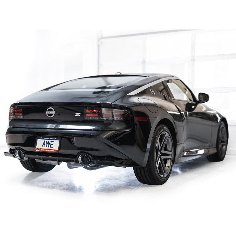 AWE Tuning Track Edition Catback Exhaust System w/Chrome Silver Tips for 2023+ Nissan Z