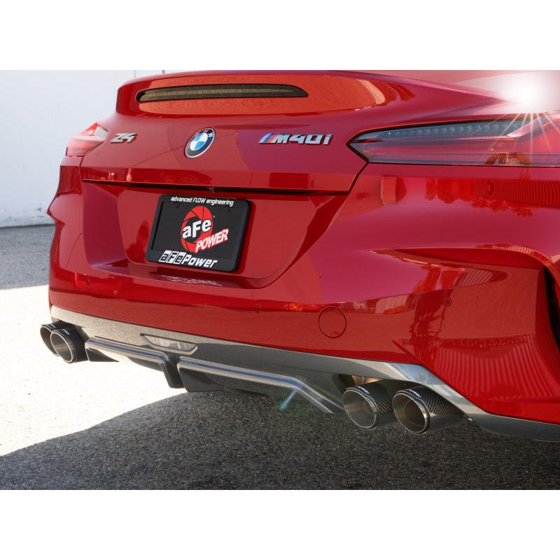 aFe 19-24 BMW Z4 M40i (G29) B58 Turbo MACH Force-Xp 3in to 2-1/2in SS CB Exhaust System - Carbon