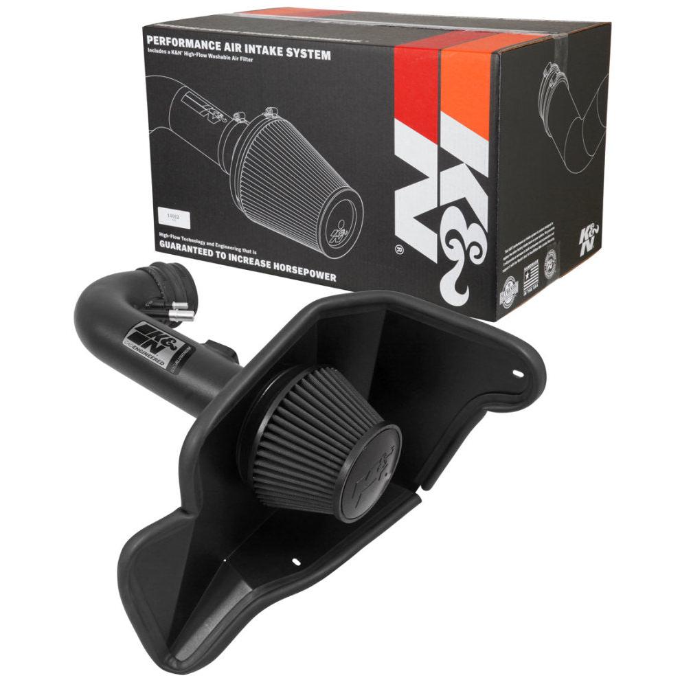 K&N 2015 Ford Mustang GT 5.0L V8 Black Performance Intake Kit