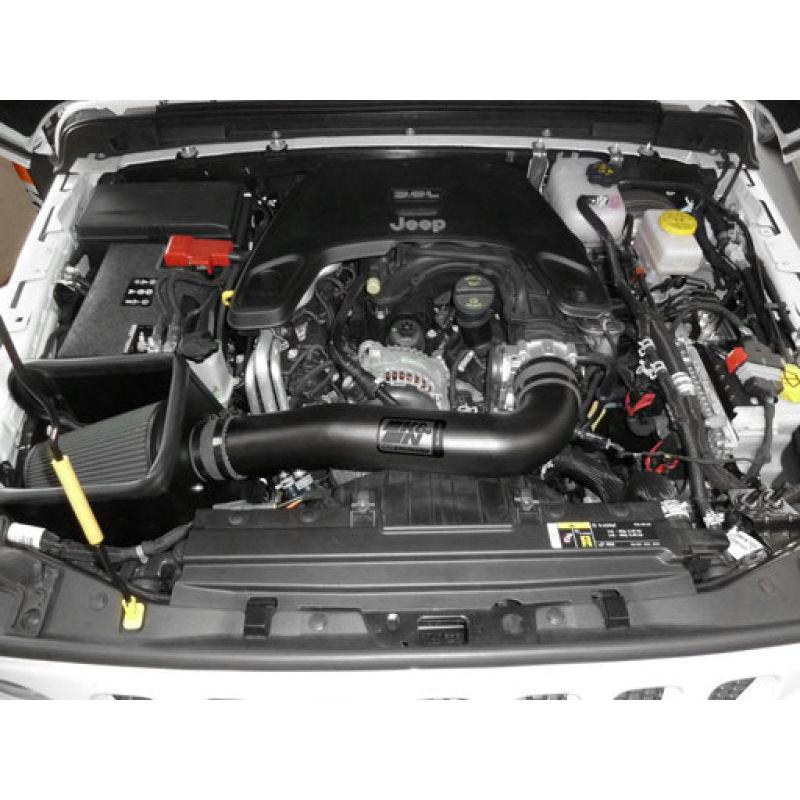K&N 2018 Jeep Wrangler JL V6-3.6L F/I Blackhawk Performance Intake Kit (No Jeep Grand Cherokee)