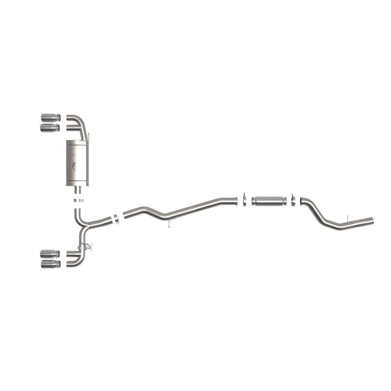 aFe 19-24 BMW Z4 M40i (G29) L6-3.0L (t) B58 MACH Force-Xp 3in to 2-1/2in SS CB Exhaust - Polished