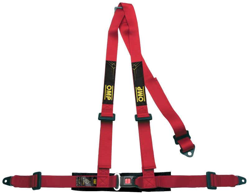 OMP 3 POINT HARNESS - ROAD 3 ECE 2208 BLACK