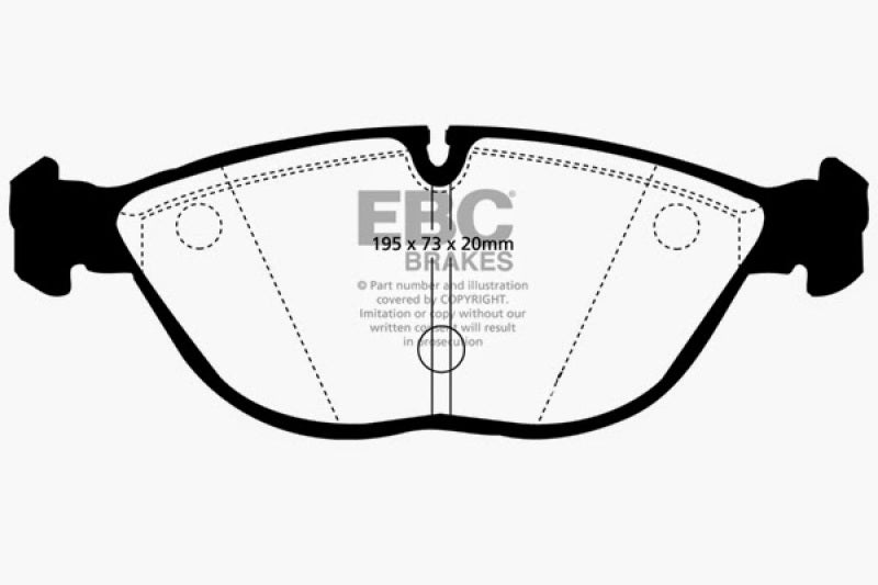 EBC 04-06 Audi TT Quattro 3.2 Yellowstuff Front Brake Pads - T1 Motorsports