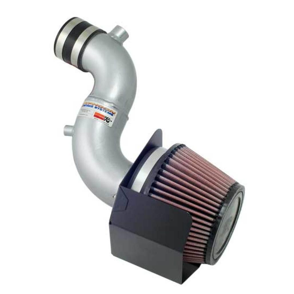 K&N Performance Intake Kit TYPHOON; HONDA FIT L4-1.5L, (SILVER) 07-08
