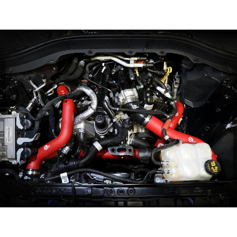 aFe BladeRunner 2 1/4in Intercooler Hot Side Charge Pipe 22-23 Ford Explorer V6-3.0L (tt) - Red
