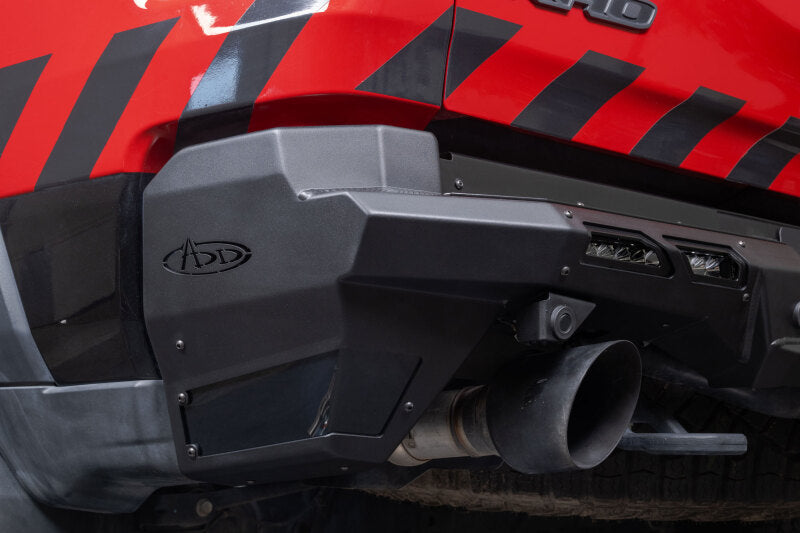 Addictive Desert Designs 2025 Ram RHO Phantom Rear Bumper - Hammer Black Powder Coat