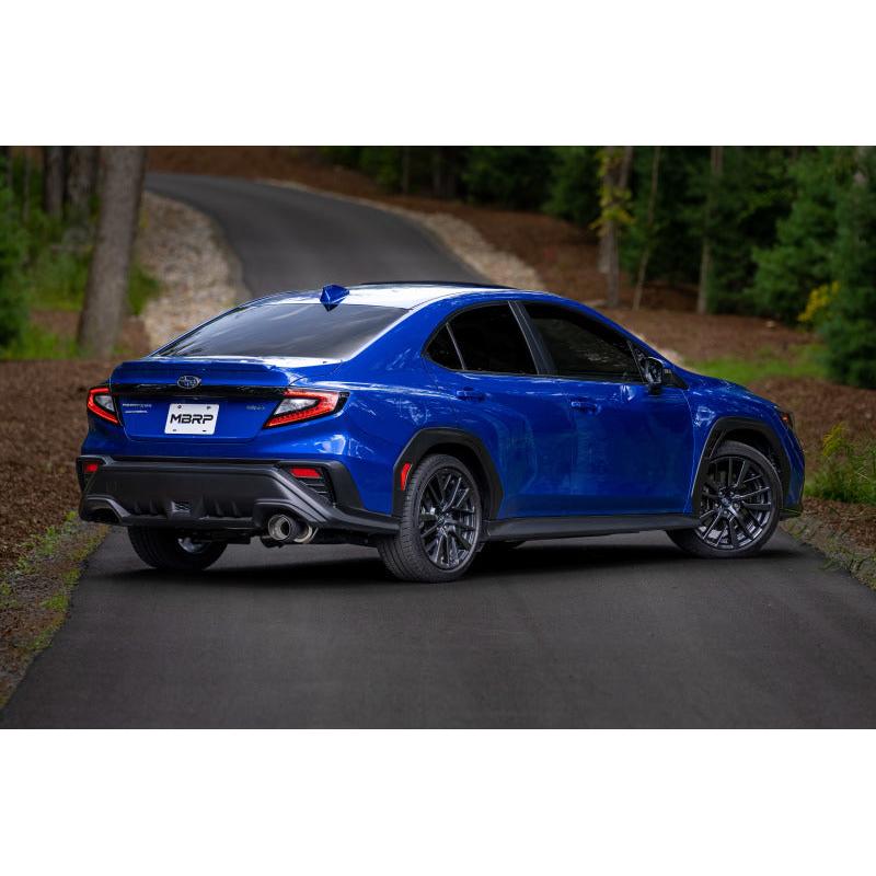 MBRP 2022 Subaru WRX 2.4L 3in Cat Back 5in OD w/ Single Burnt Tip - T304