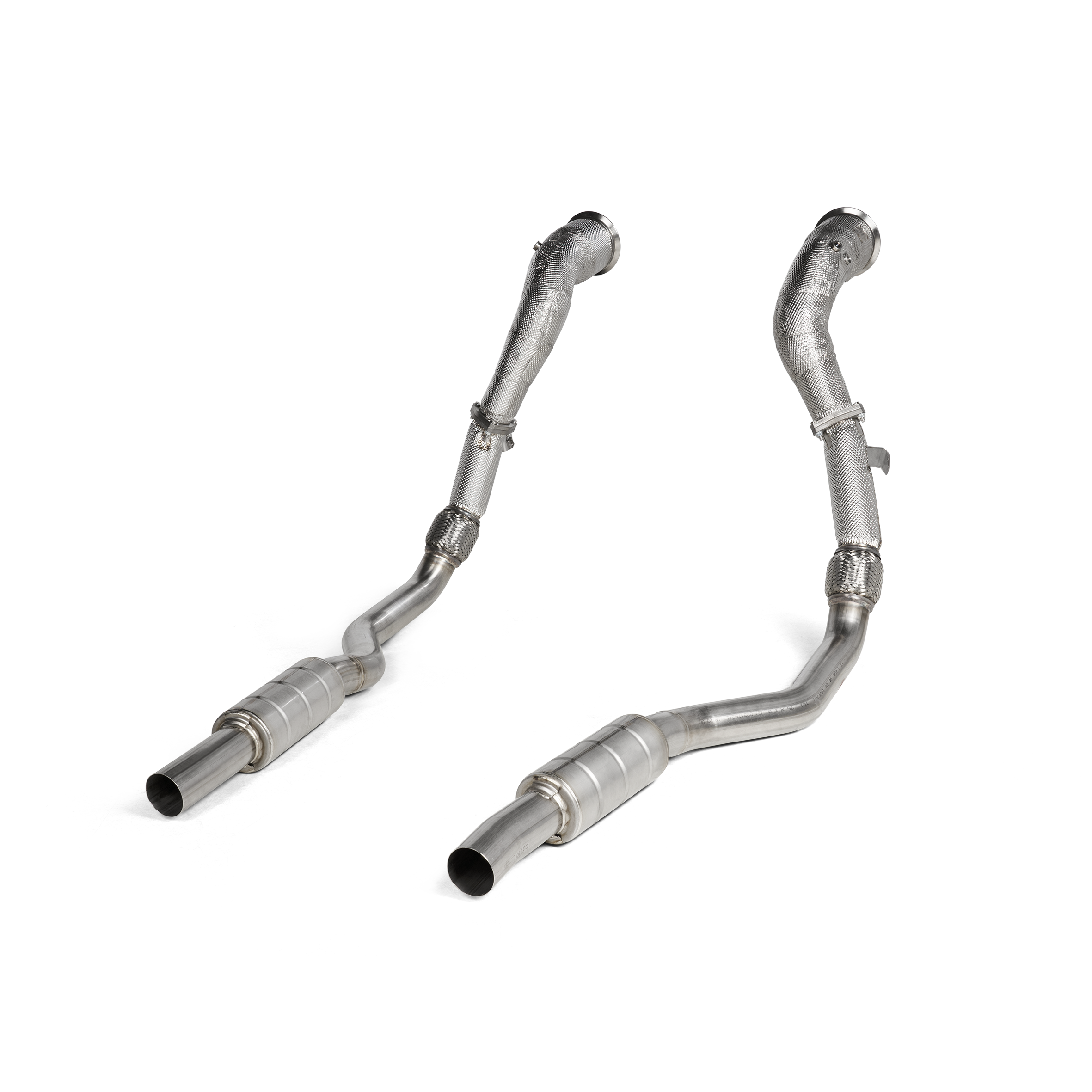 Akrapovič Downpipe with Line Link Pipe Set (SS) - 2020-2026 Audi RS6/RS7 (C8)