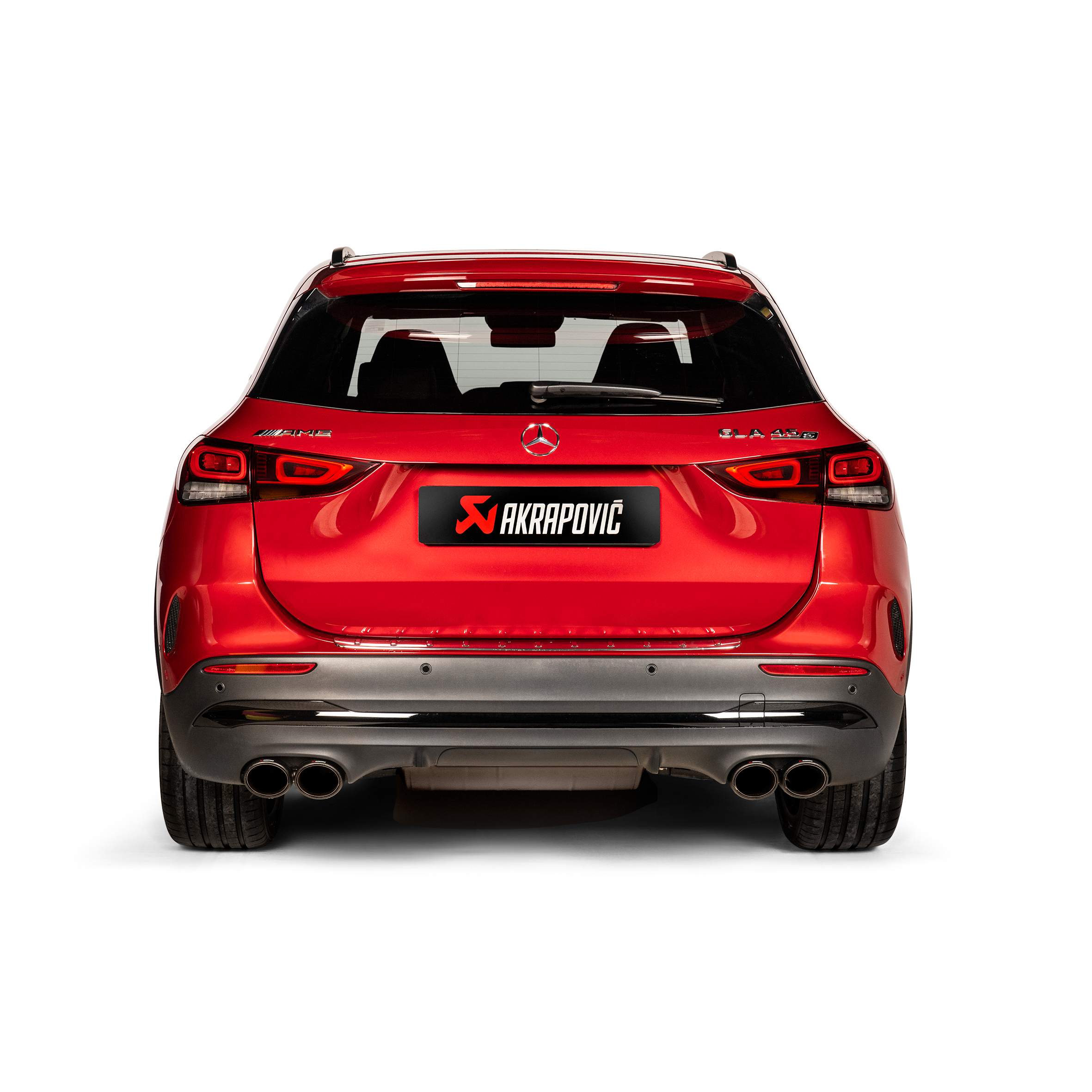 Akrapovič Evolution Line Catback Exhaust (Titanium) - 2024+ Mercedes-Benz GLA45/GLA45S AMG