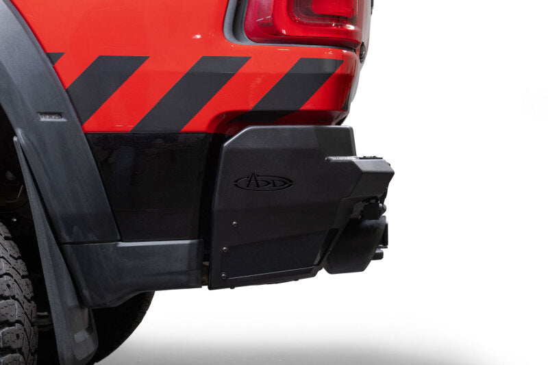 Addictive Desert Designs 2025 Ram RHO Phantom Rear Bumper - Hammer Black Powder Coat