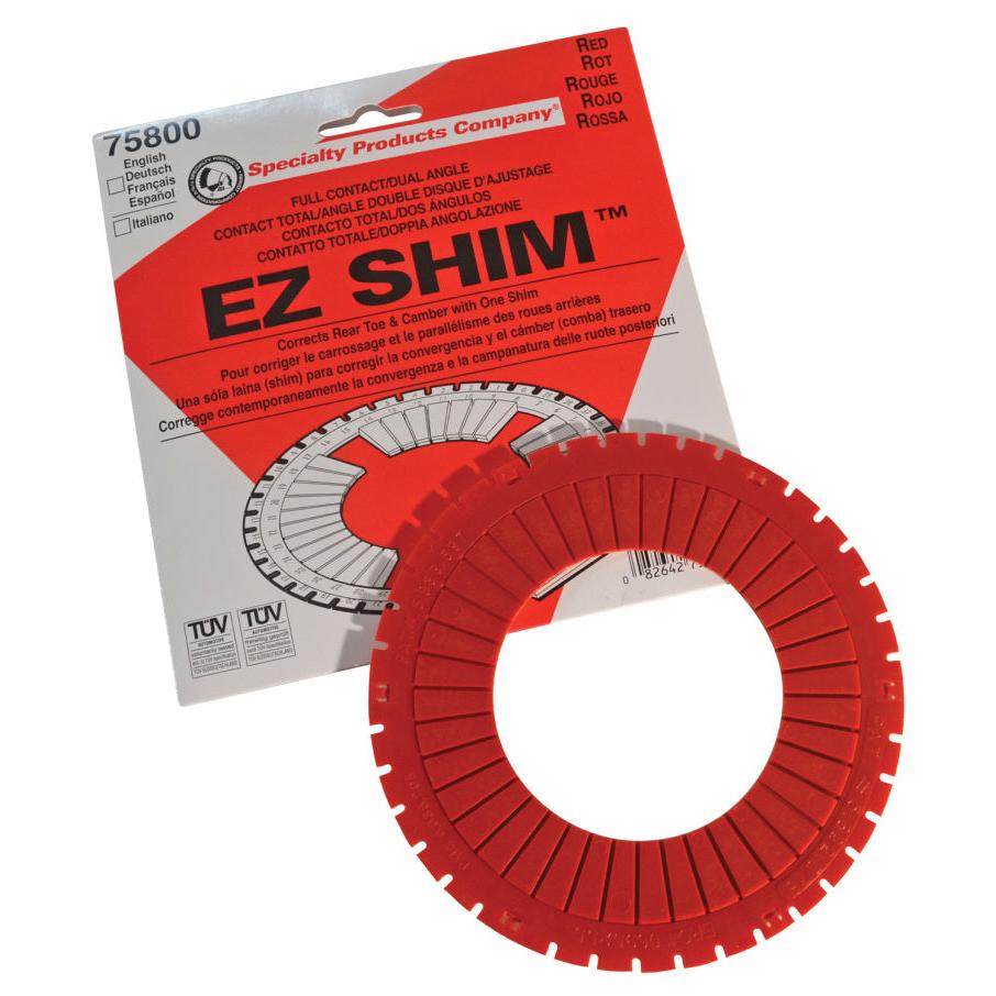 SPC Performance EZ Shim Dual Angle Camber/Toe Shim (Red) - T1 Motorsports