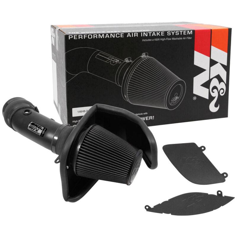 K&N 17-23 Dodge Charger/Challenger Hellcat SC 6.2L V8 DRYFLOW Performance Air Intake System