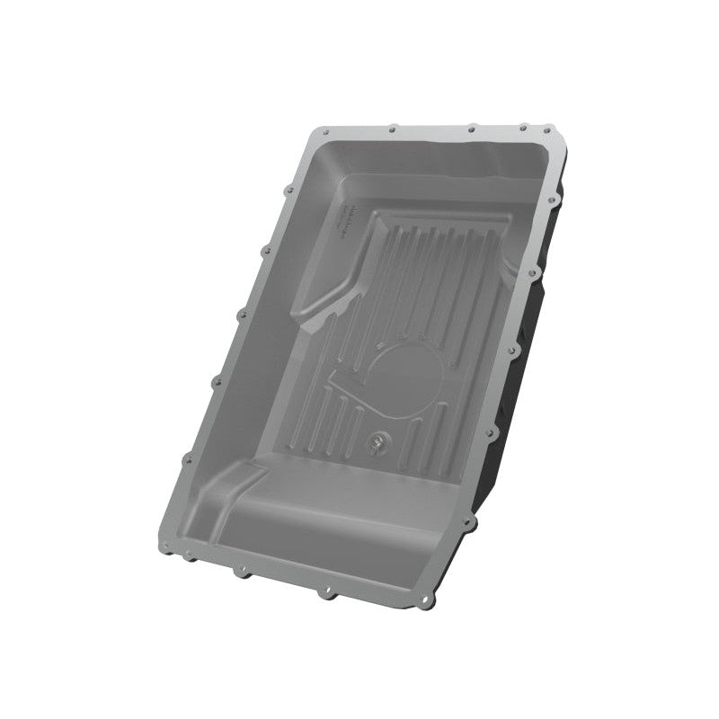 aFe 17-24 Ford F-150 10R60/10R80 Pro Series Rear Transmission Pan Black w/ Machined Fins