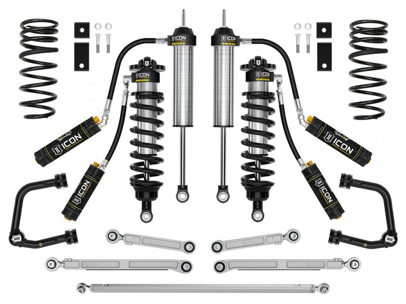 ICON 23-24 Toyota Sequoia 3-4.25in Stage 2 3.0 Suspension System - Tubular