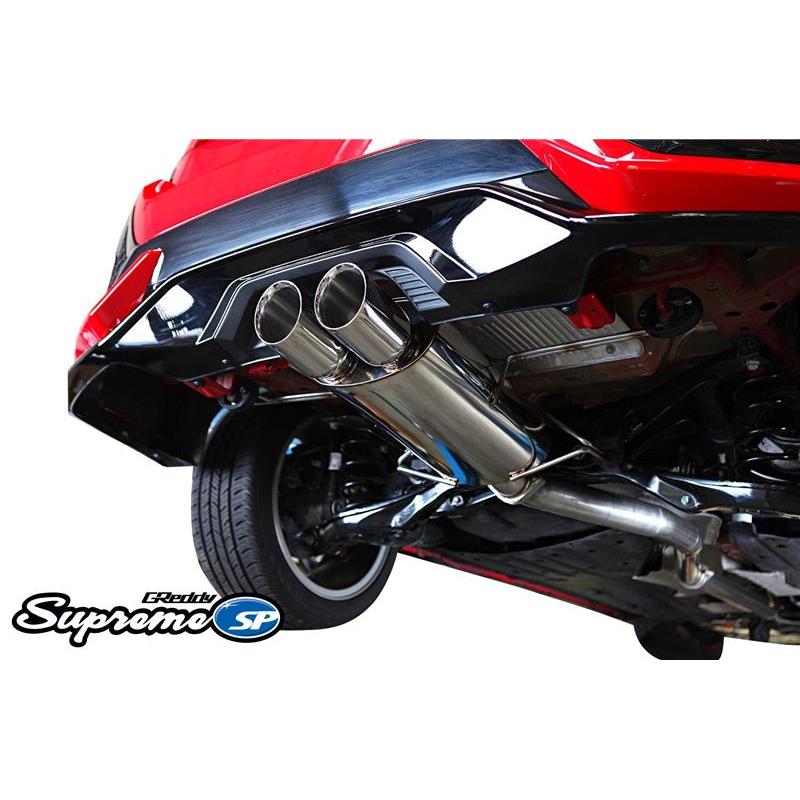 GReddy 2017+ Honda Civic Sport Hatchback 76mm Supreme SP Cat-Back Exhaust - T1 Motorsports