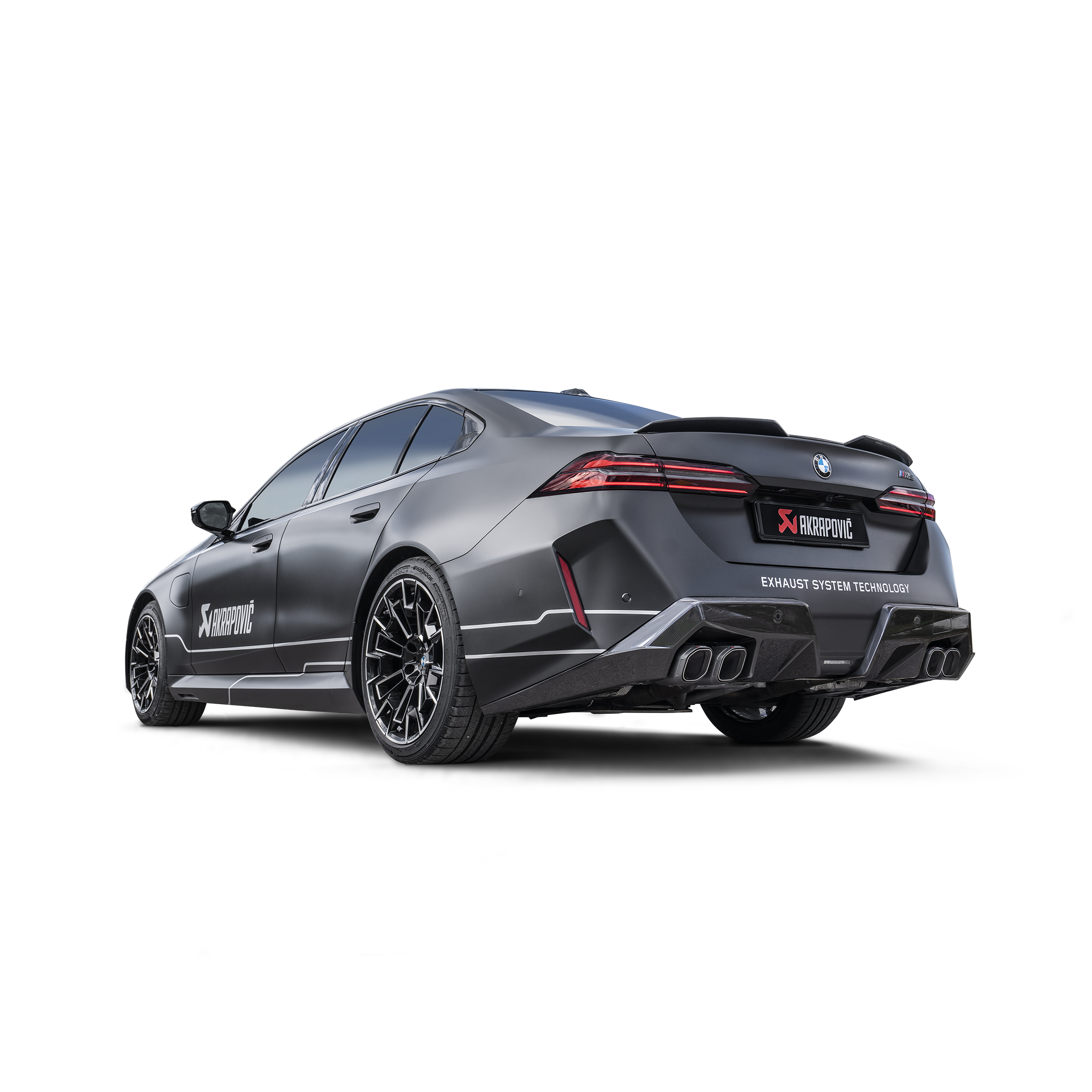 Akrapovič High Gloss Rear Carbon Fiber Diffuser - 2024+ BMW M5/M5 Touring (G90/G99) - T1 Motorsports