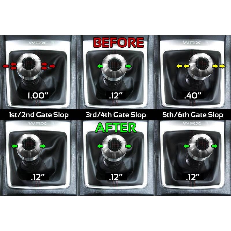 Perrin 18-22 Subaru WRX / 18-19 Forester (w/o Short Shifter) Manual Shifter Stop - Black Anodized