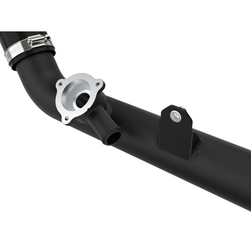 aFe Bladerunner 2-1/4 IN Aluminum Hot Charge Pipe Black 20-23 Ford Explorer/Explorer ST - Black