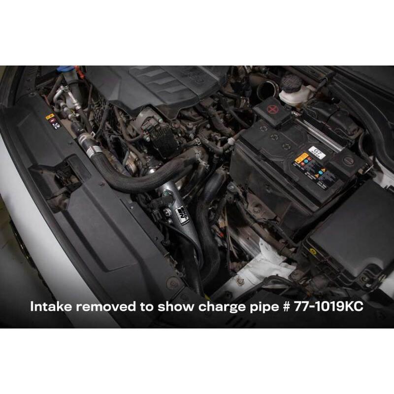 K&N 20-22 Hyundai Veloster N 2.0L L4 Aluminum Charge Pipe Kit - Gunmetal Gray