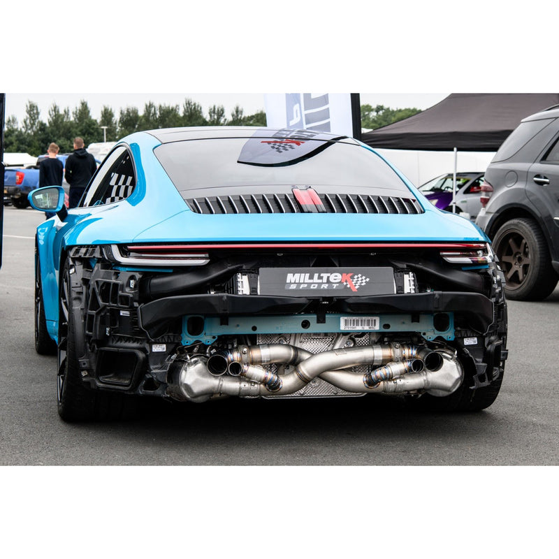 Milltek Sport Signature Series Titanium Cat-Back Exhaust System - 2020+ Porsche 992 991 Carrera S/GTS/Dakar
